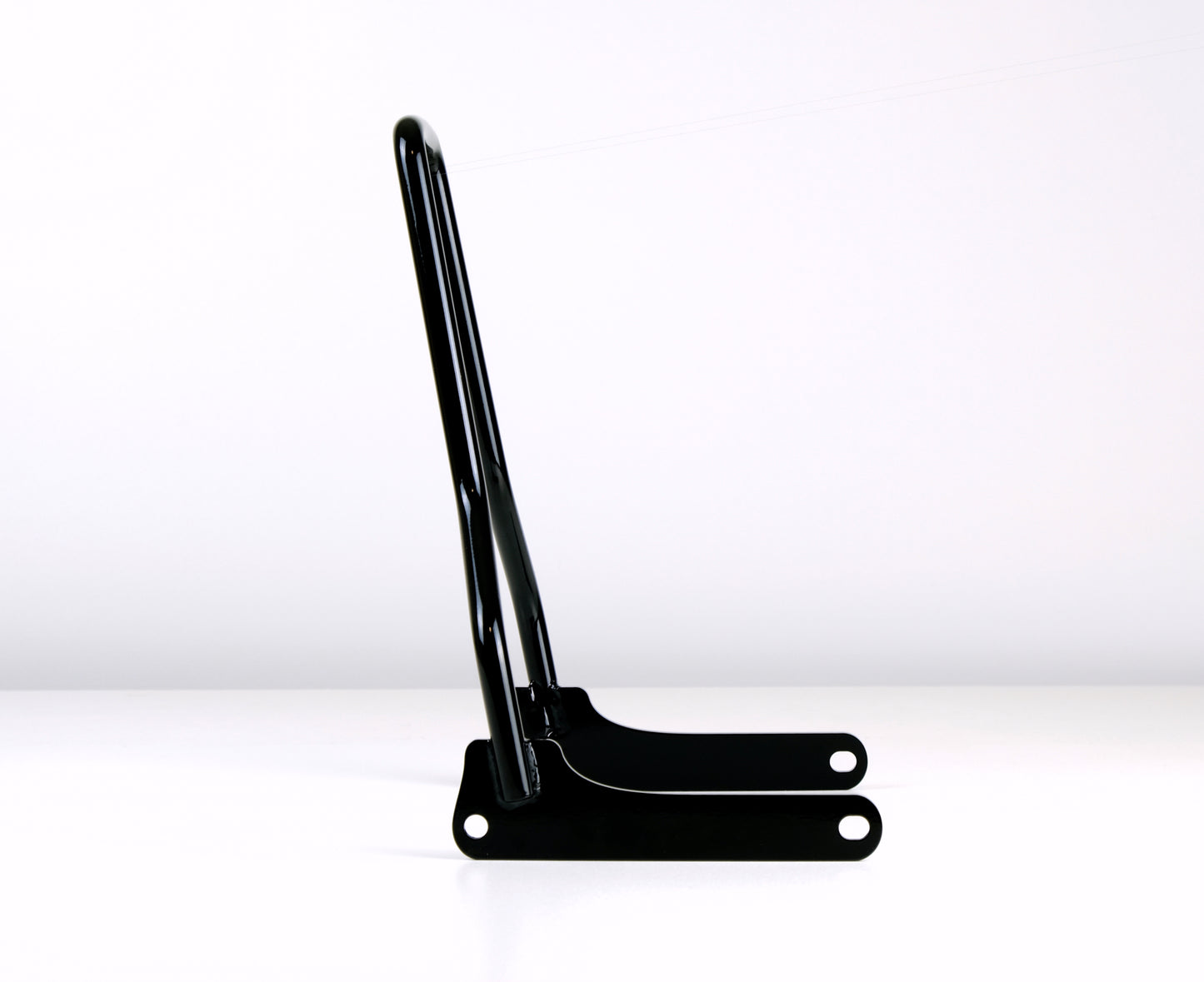 short low rider custom sissy bar by edward richie side view