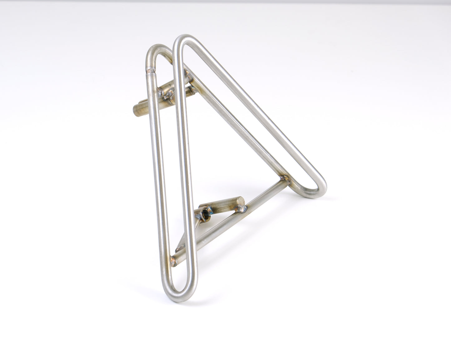 Edward Richie Motorcycle Skateboard rack in stainless steel