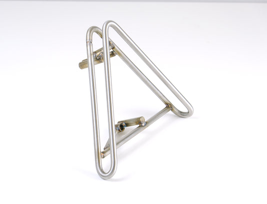 Edward Richie Motorcycle Skateboard rack in stainless steel