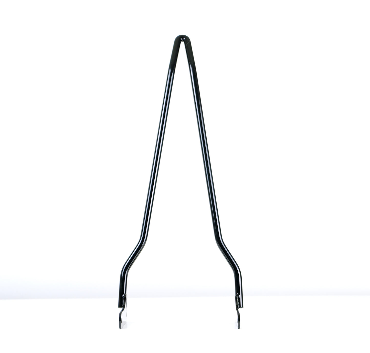 black Edward Richie softial slim pointed simple sissy bar front view