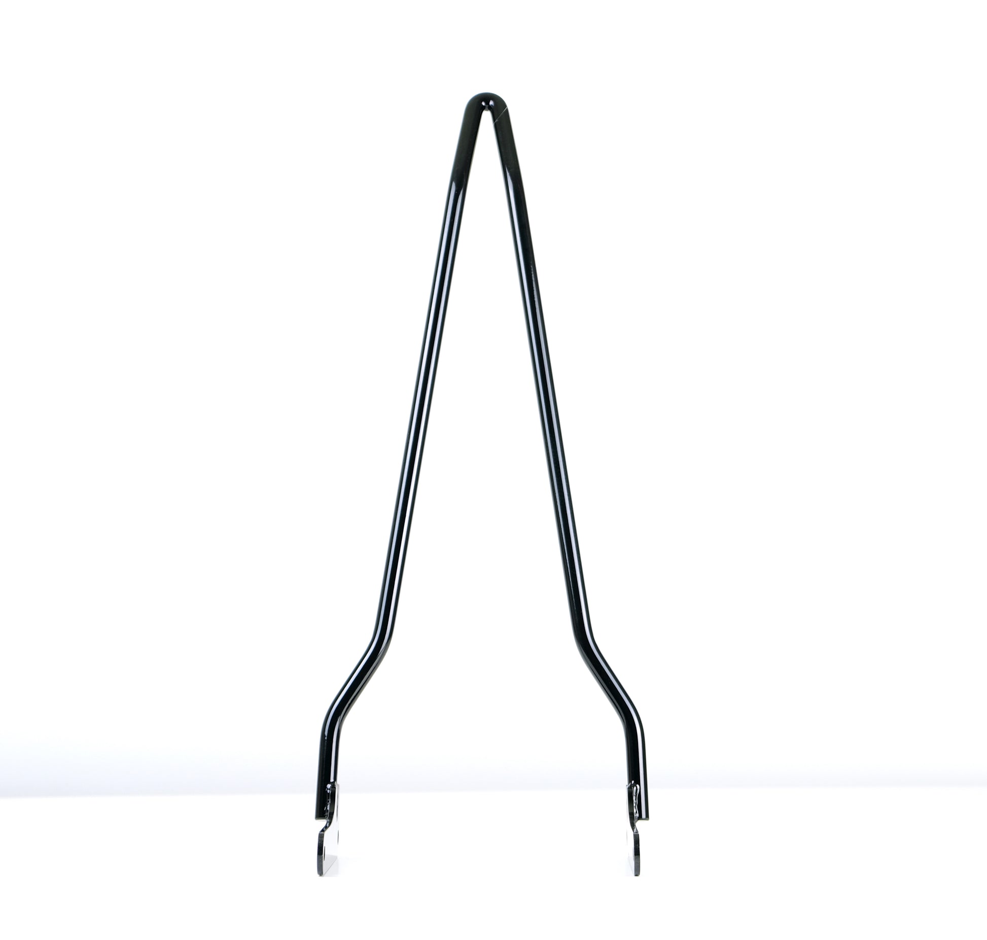 black Edward Richie softial slim pointed simple sissy bar front view