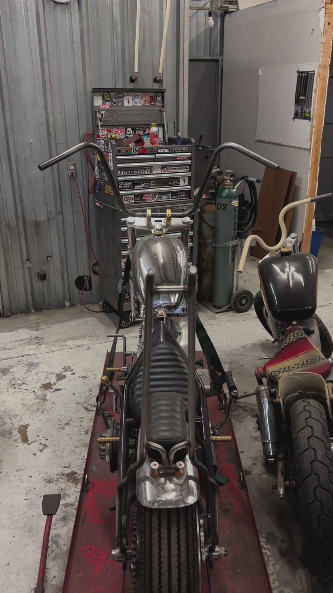 Wide Old School Ape Handlebars – Edward Richie Customs