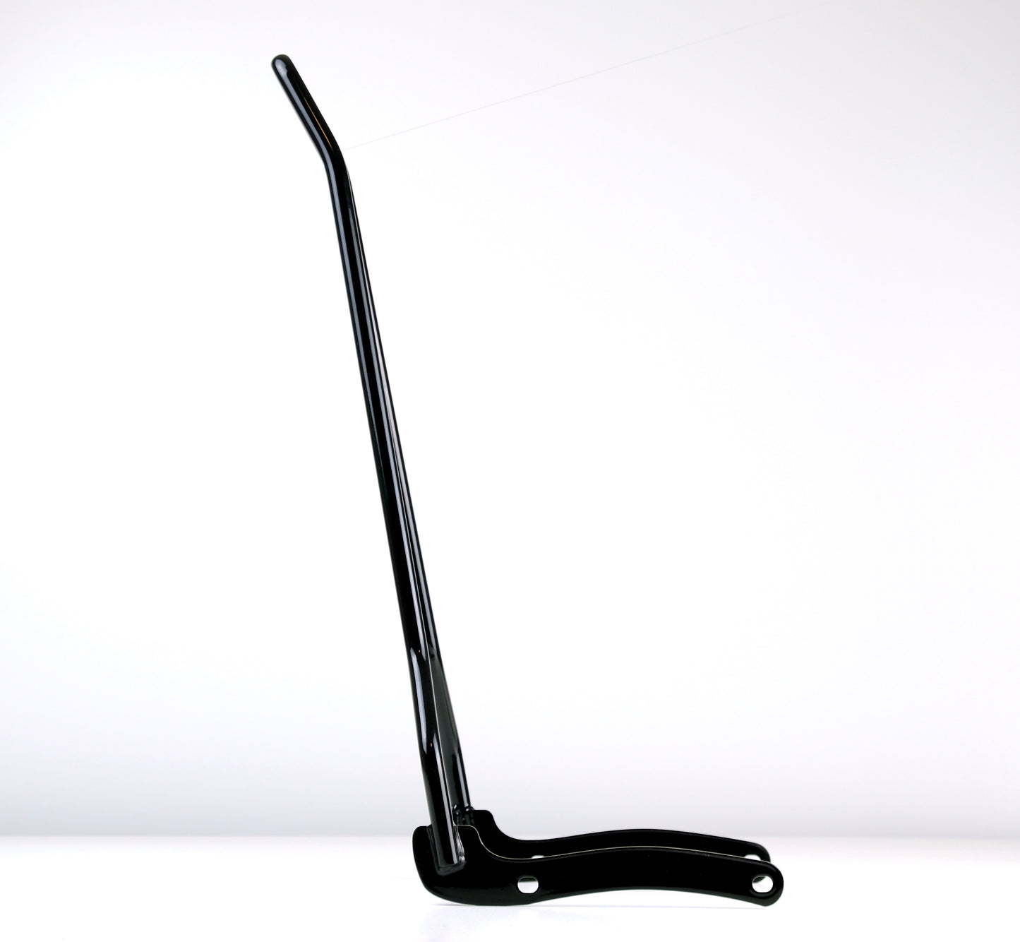 Honda rebel 1100 and 500 pointed simple sissy bar in black side view