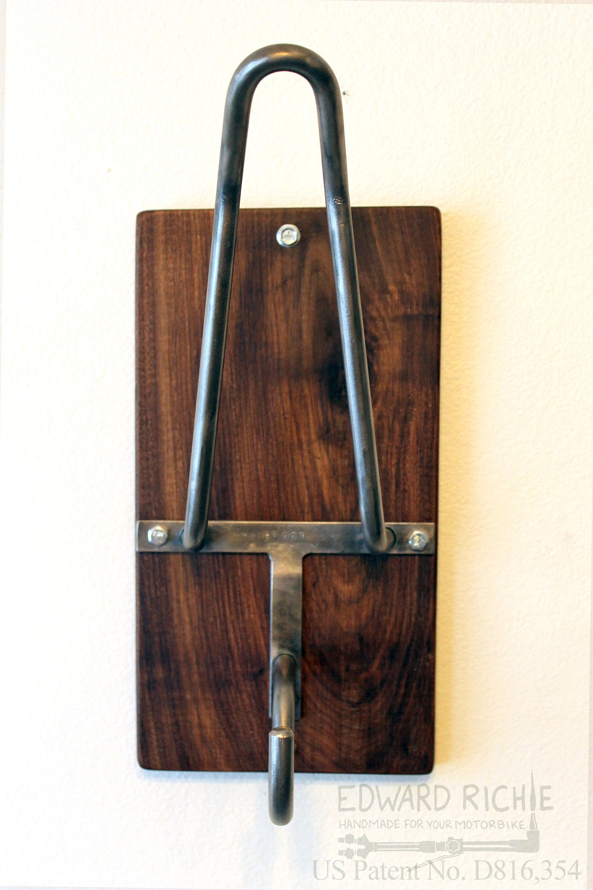 Motorcycle Helmet Rack & Jacket Hook – Edward Richie Customs