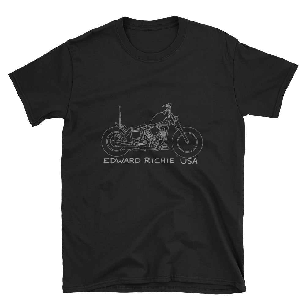 Edward Richie Shovel head logo t-shirt